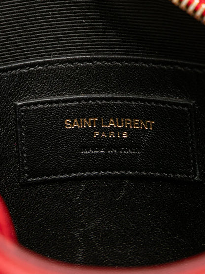 Pre-OwnedSaint Laurent Pre-Owned2015 Small Grain De Poudre Classic Monogram Camera Bag crossbody bag