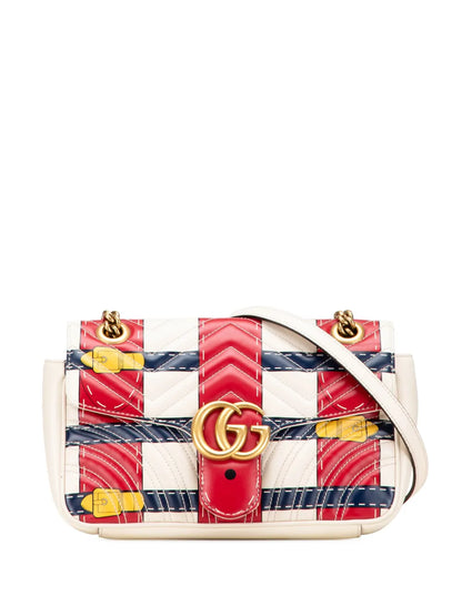 Pre-OwnedGucci Pre-Owned2016-2025 Medium GG Marmont Matelasse Leather Trompe L oeil shoulder bag