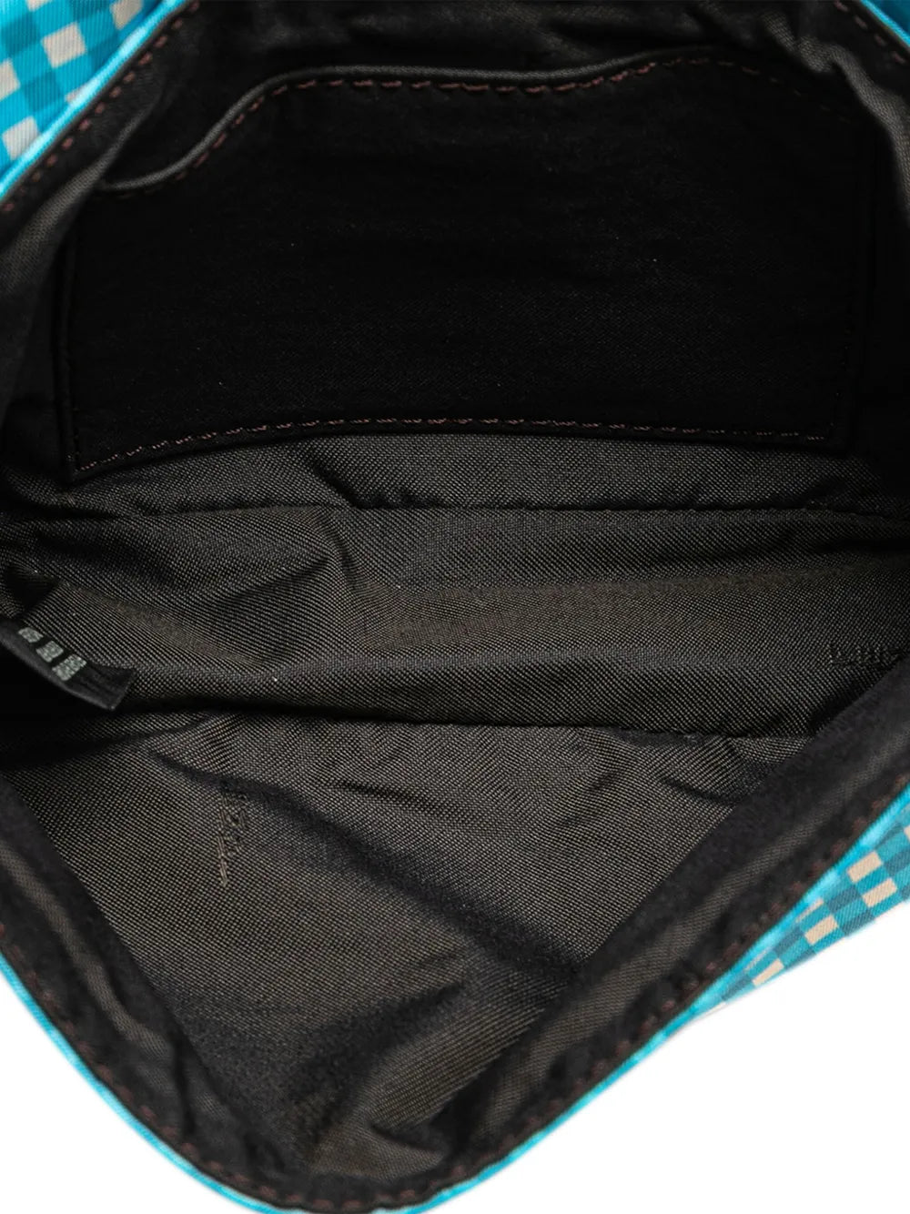Pre-OwnedFendi Pre-Owned2010-2025 Joshua Vides Mini Nylon Convertible Baguette satchel