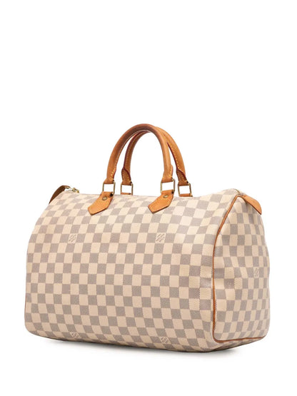 Pre-OwnedLouis Vuitton Pre-Owned2000-2025 Damier Azur Speedy 35 boston bag