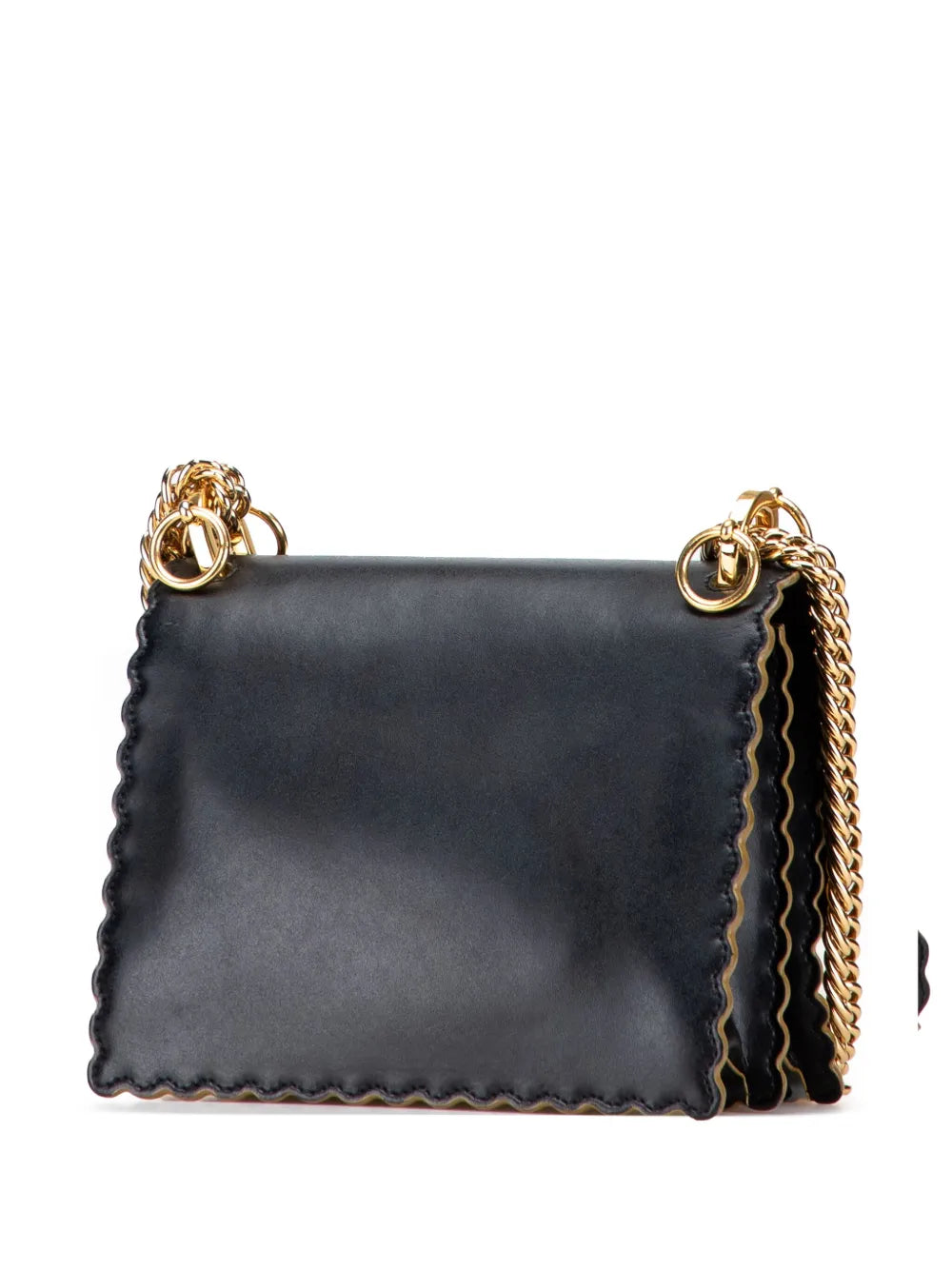 Pre-OwnedFendi Pre-Owned2010-2025 Small Scalloped Leather Kan I crossbody bag