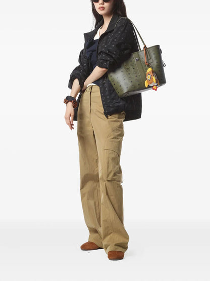MCMsmall Liz logo-print tote bag