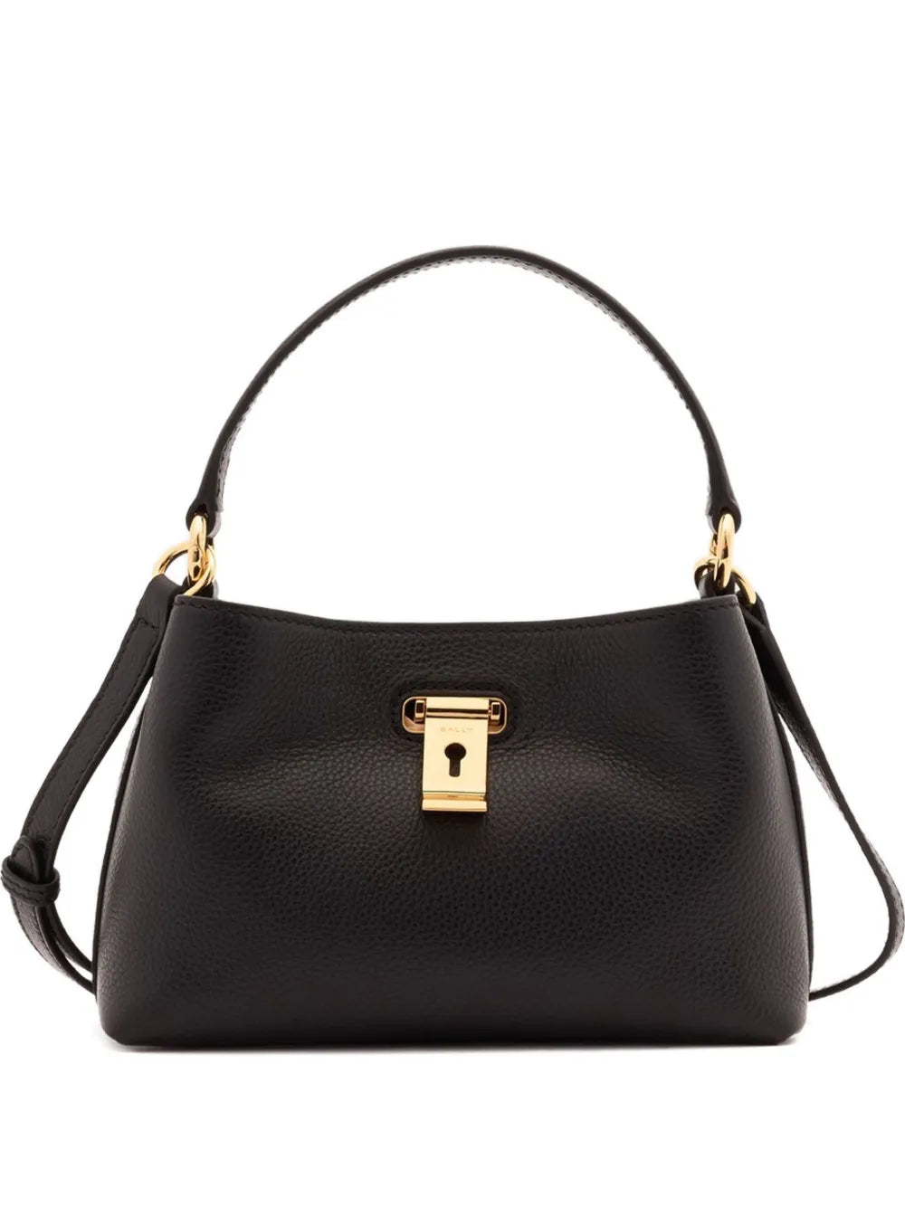 Ballymini Lock Me grained-leather tote bag