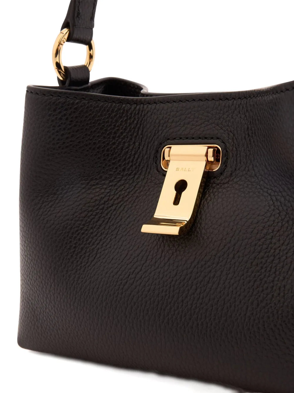 Ballymini Lock Me grained-leather tote bag