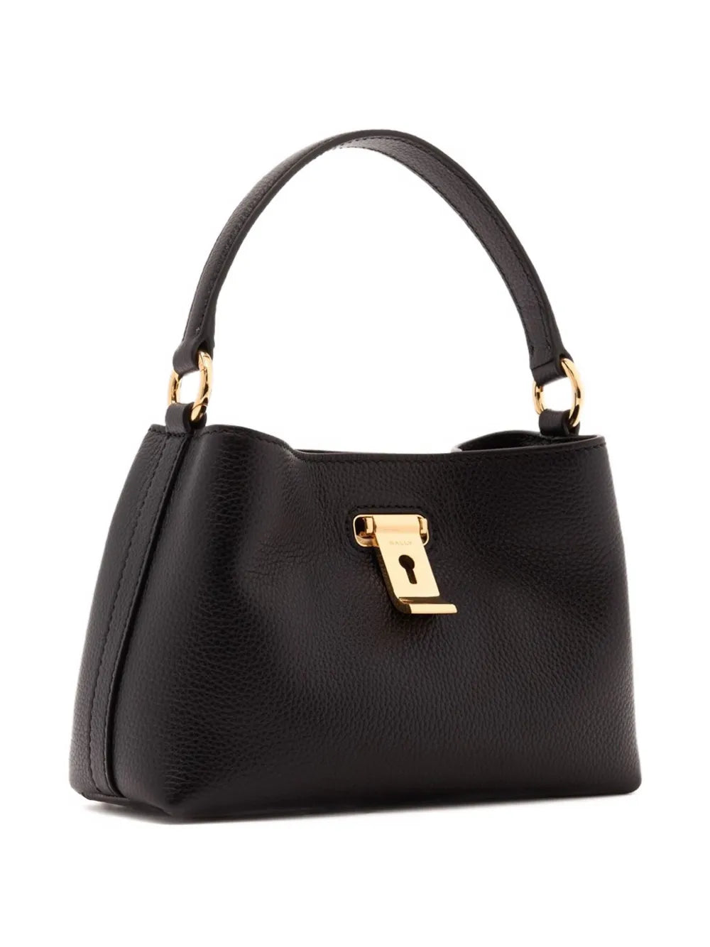 Ballymini Lock Me grained-leather tote bag