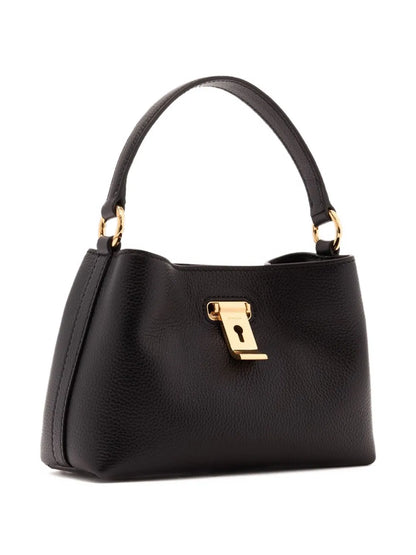 Ballymini Lock Me grained-leather tote bag