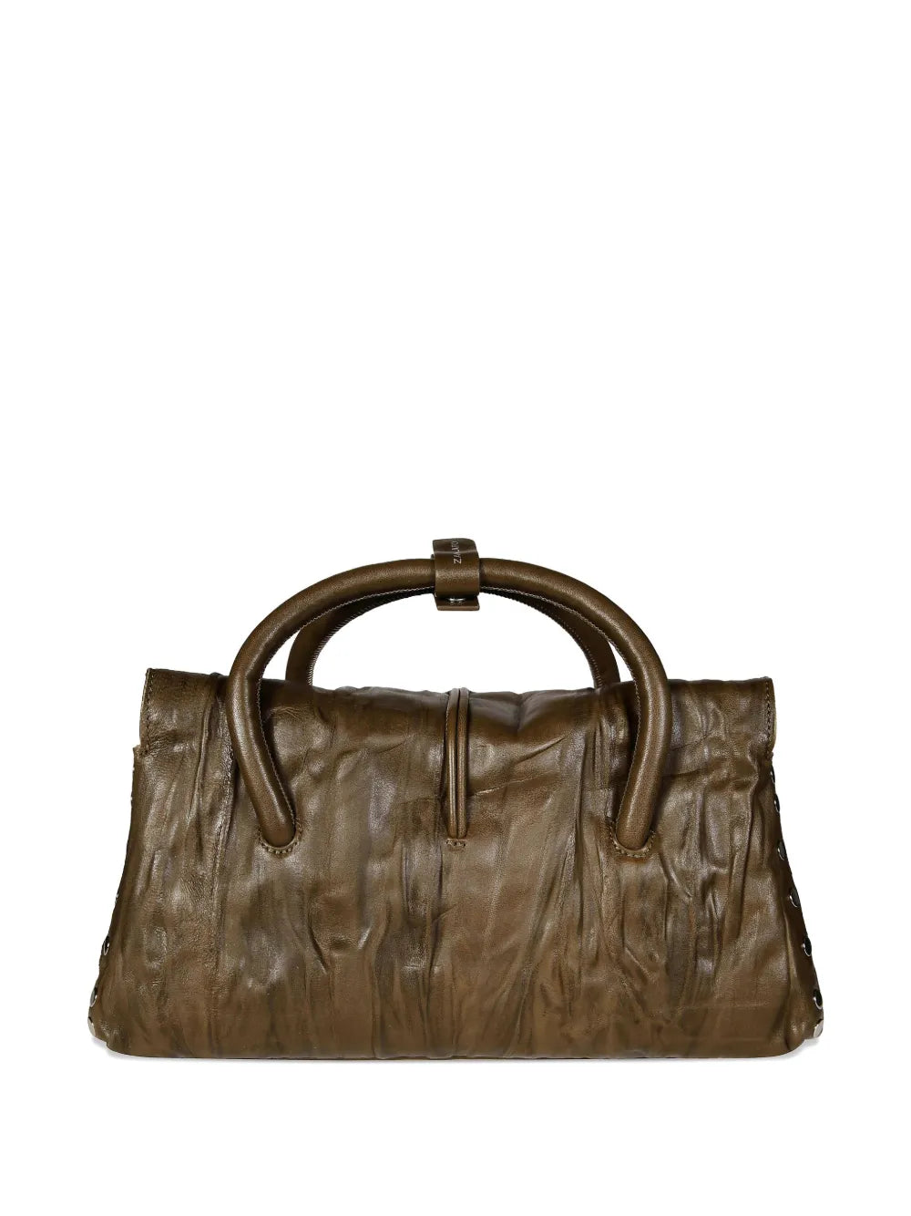 Zanellatosmall Dotta Plissstudded satchel