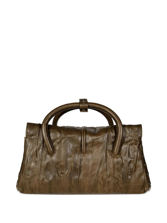 Zanellatosmall Dotta Plissstudded satchel