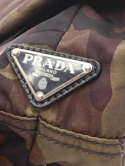 Pre-OwnedPrada Pre-Owned2010s camouflage buckle cross body bag