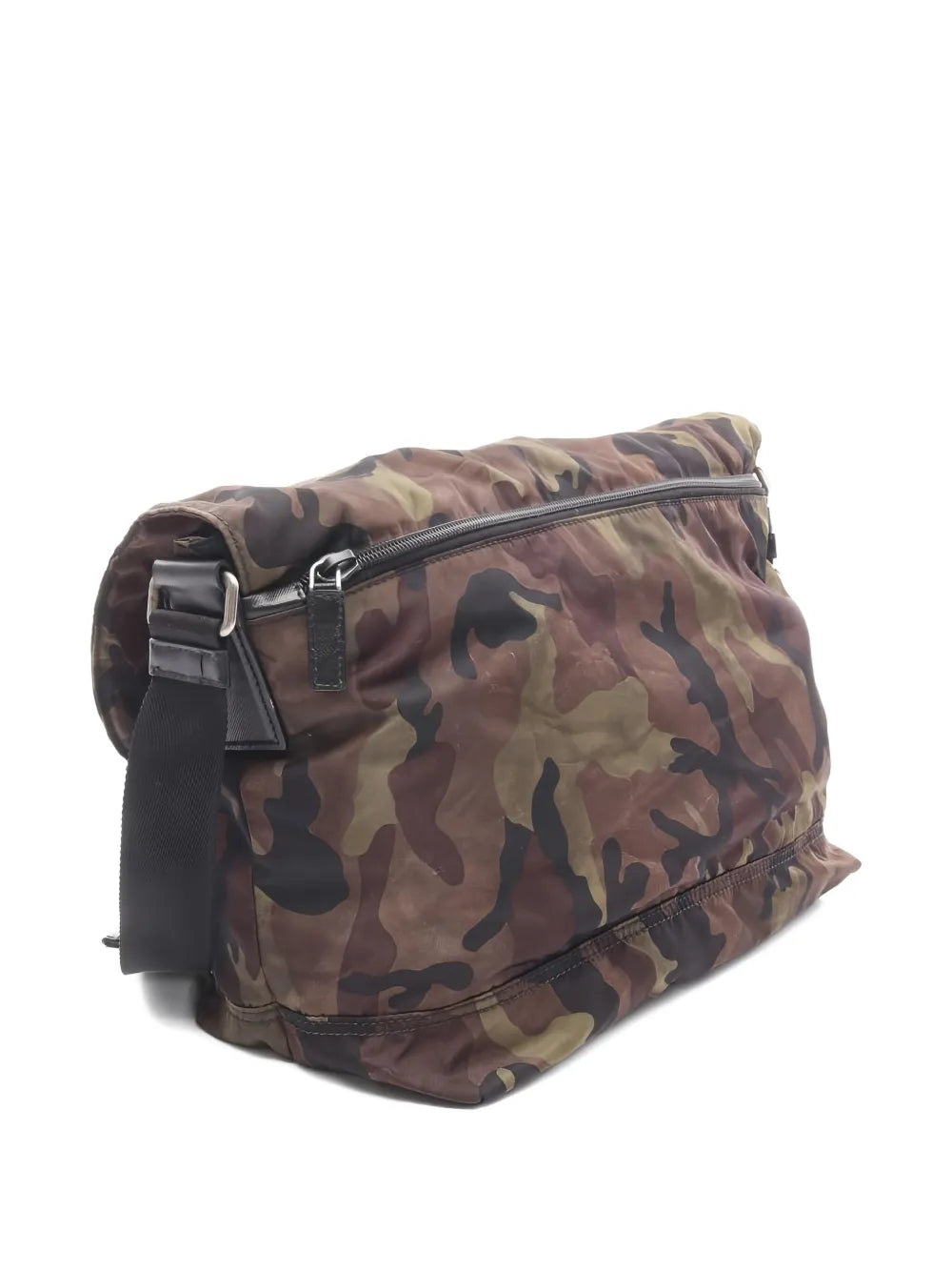 Pre-OwnedPrada Pre-Owned2010s camouflage buckle cross body bag