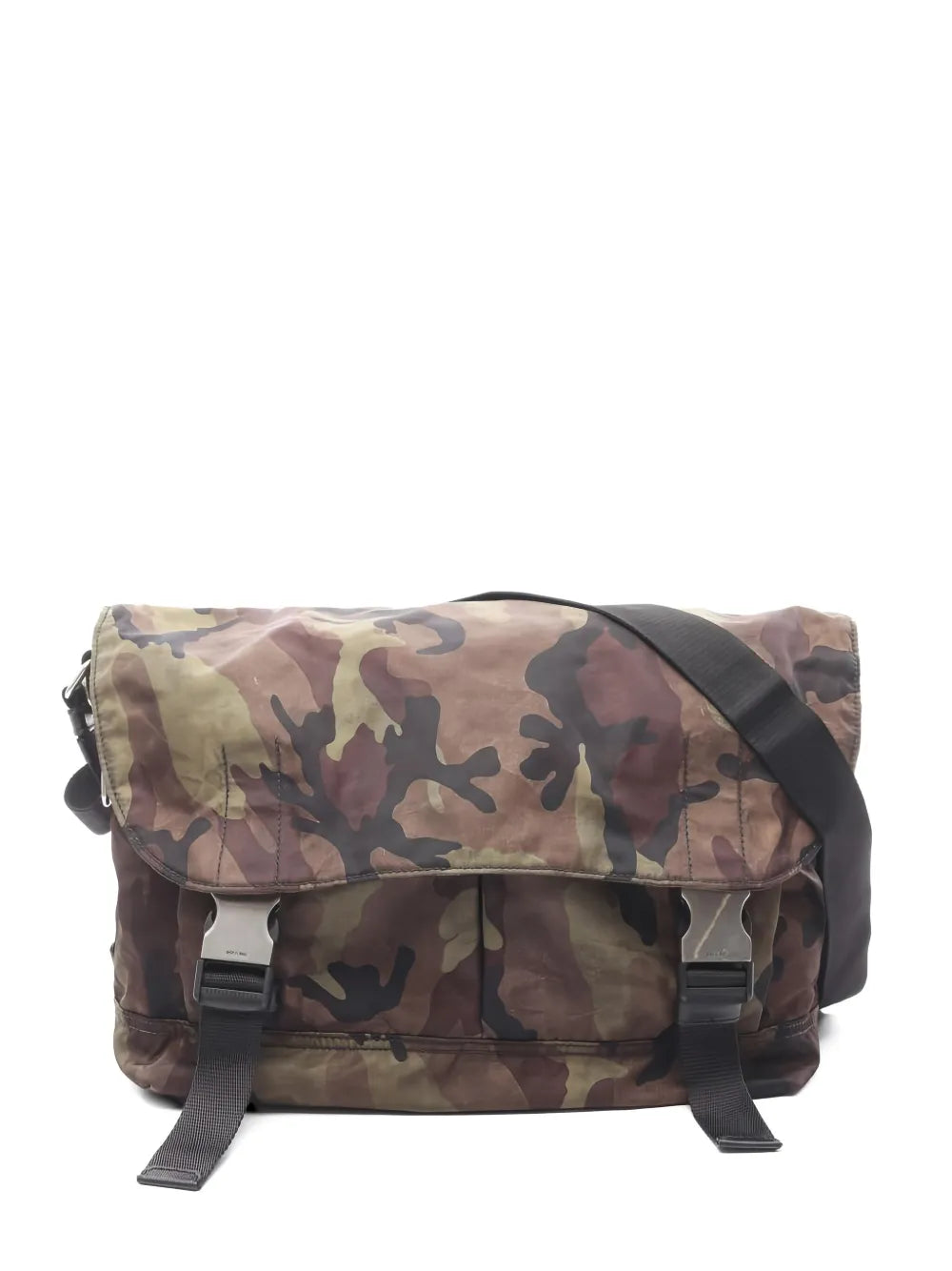 Pre-OwnedPrada Pre-Owned2010s camouflage buckle cross body bag