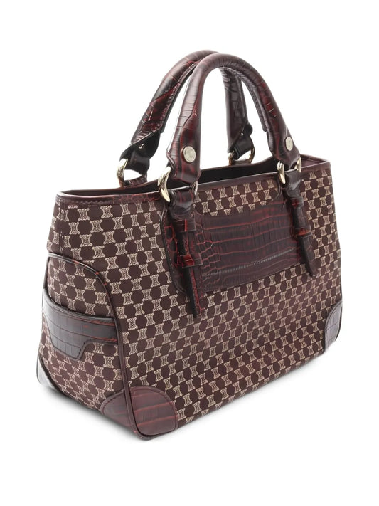 Pre-OwnedCeline Pre-OwnedMacadam crocodile-effect tote bag