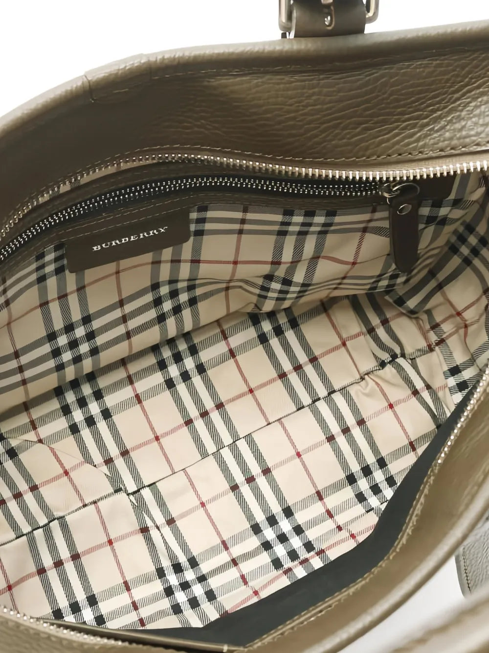 Pre-OwnedBurberry Pre-Ownedleather tote bag