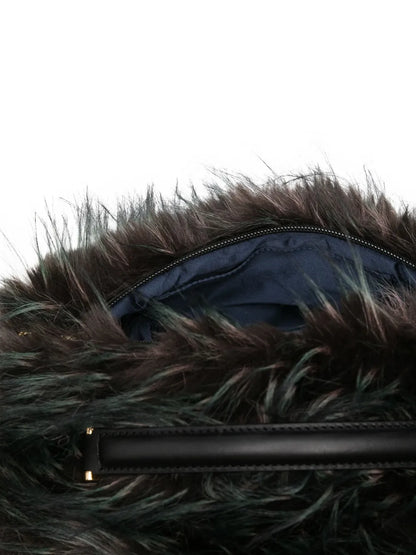 sacaifaux fur tote bag
