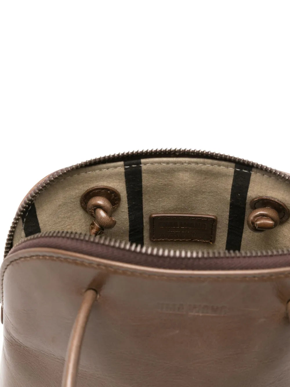 Uma Wangsmall soft leather clutch bag