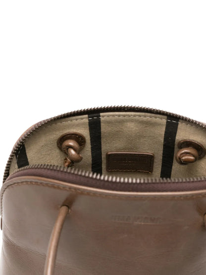 Uma Wangsmall soft leather clutch bag