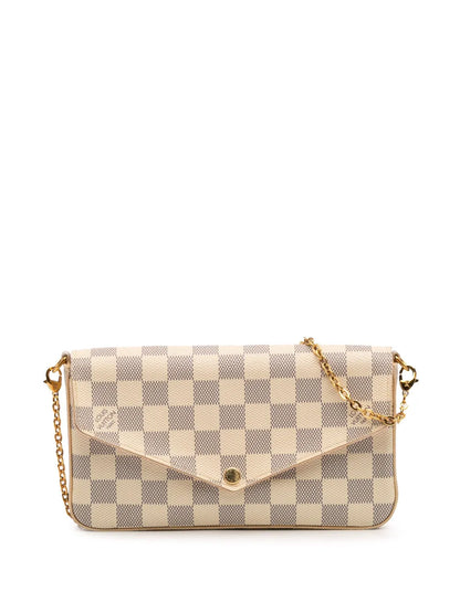 Pre-OwnedLouis Vuitton Pre-Owned2019 Damier Azur Pochette Felicie crossbody bag