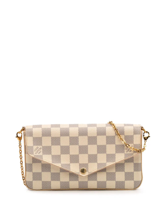 Pre-OwnedLouis Vuitton Pre-Owned2019 Damier Azur Pochette Felicie crossbody bag