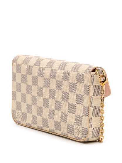 Pre-OwnedLouis Vuitton Pre-Owned2019 Damier Azur Pochette Felicie crossbody bag