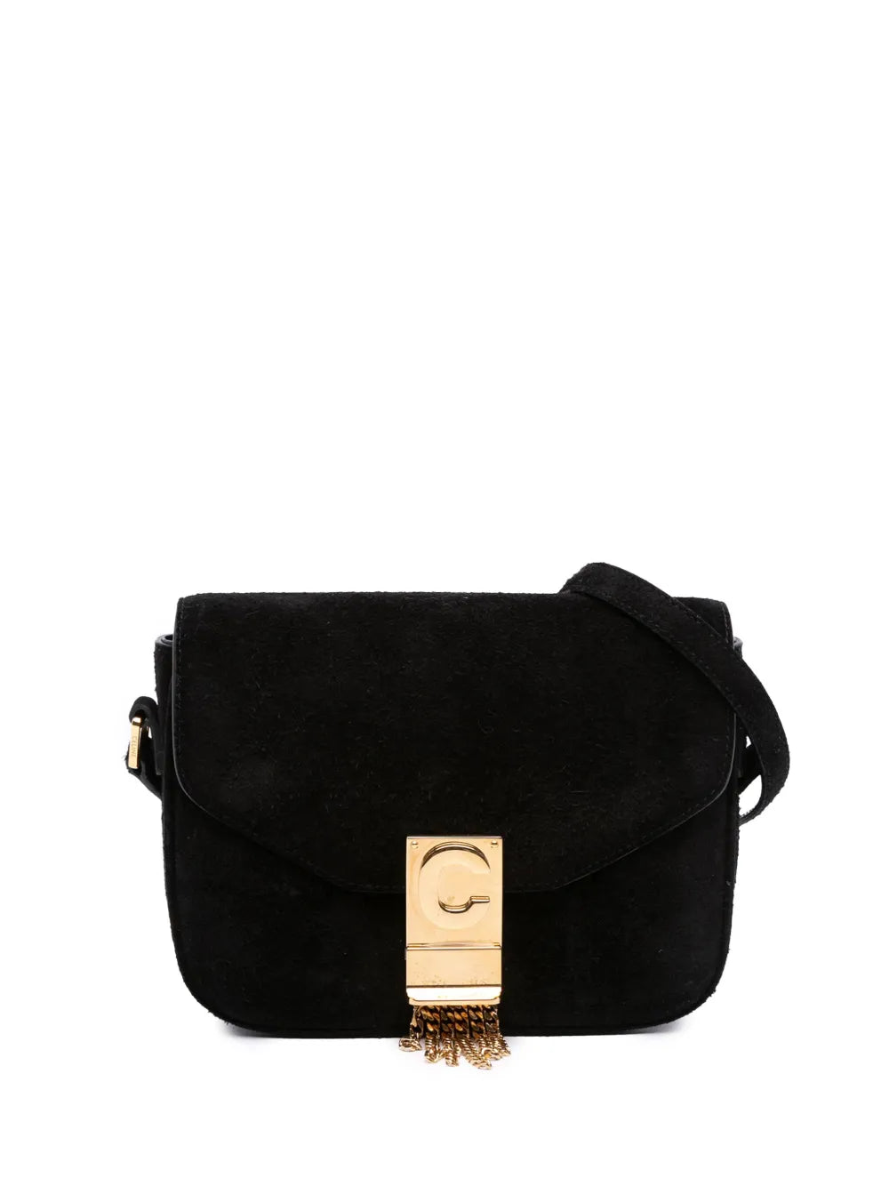 Pre-OwnedCeline Pre-Owned2019 Small Suede Pampille C Bag crossbody bag
