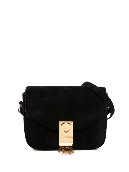 Pre-OwnedCeline Pre-Owned2019 Small Suede Pampille C Bag crossbody bag