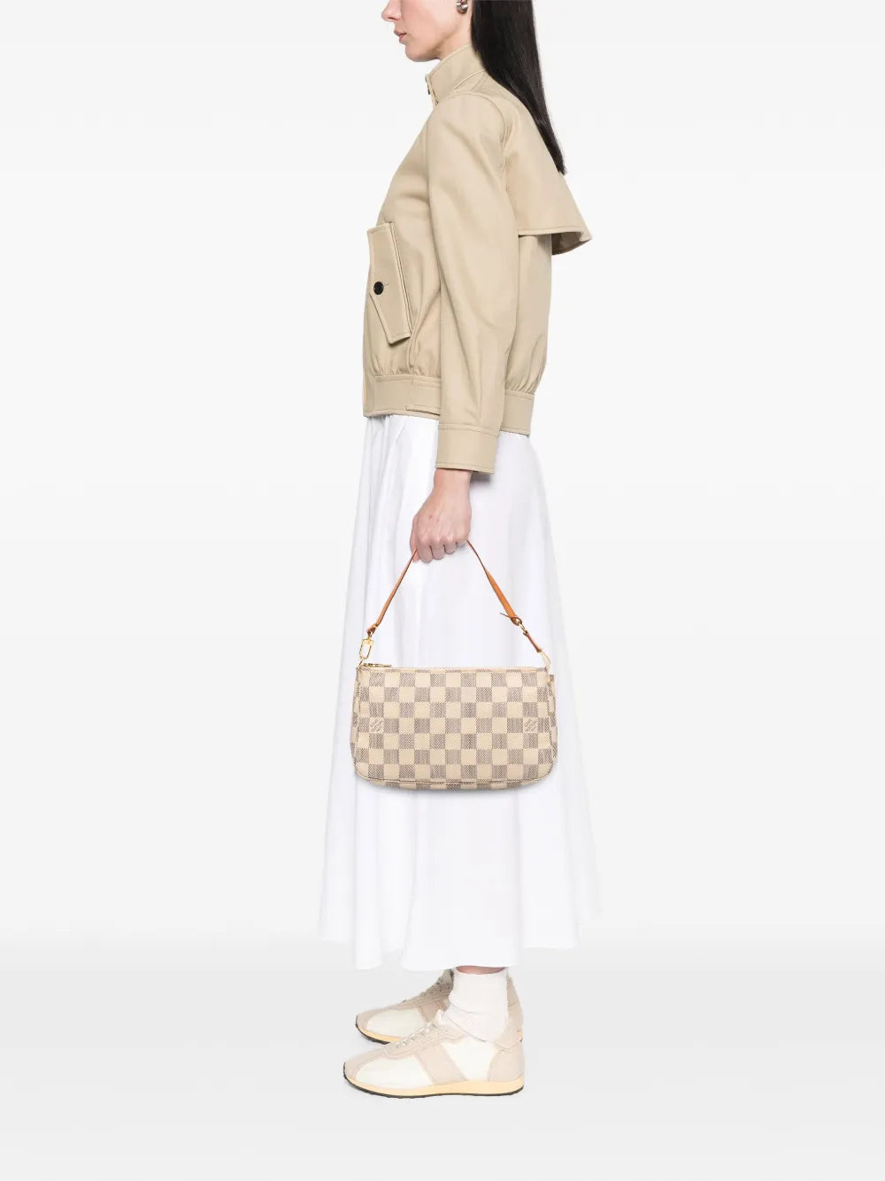 Pre-OwnedLouis Vuitton Pre-Owned2010 Damier Azur Pochette Accessoires shoulder bag