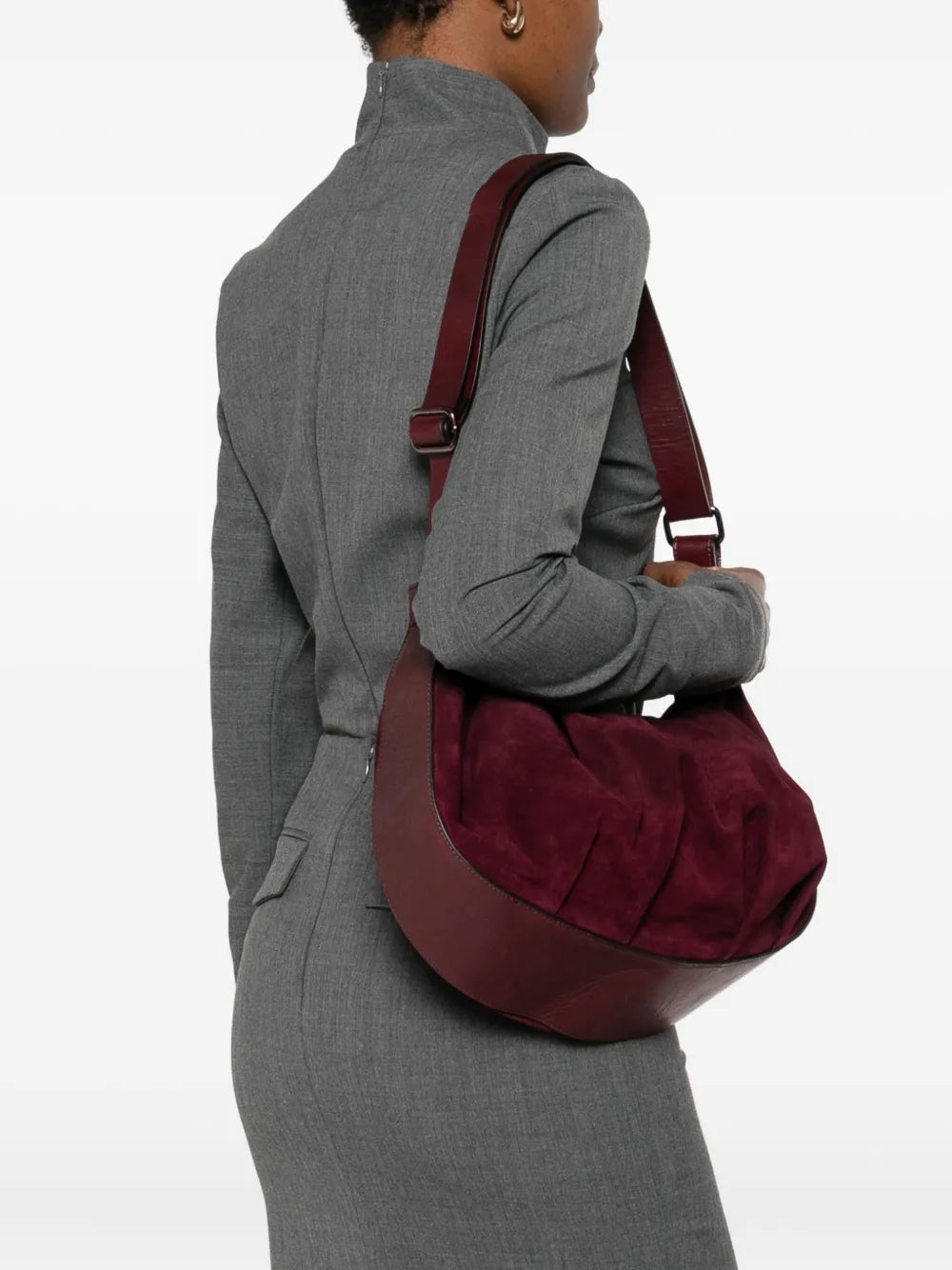 Reptile's Houseruched shoulder bag