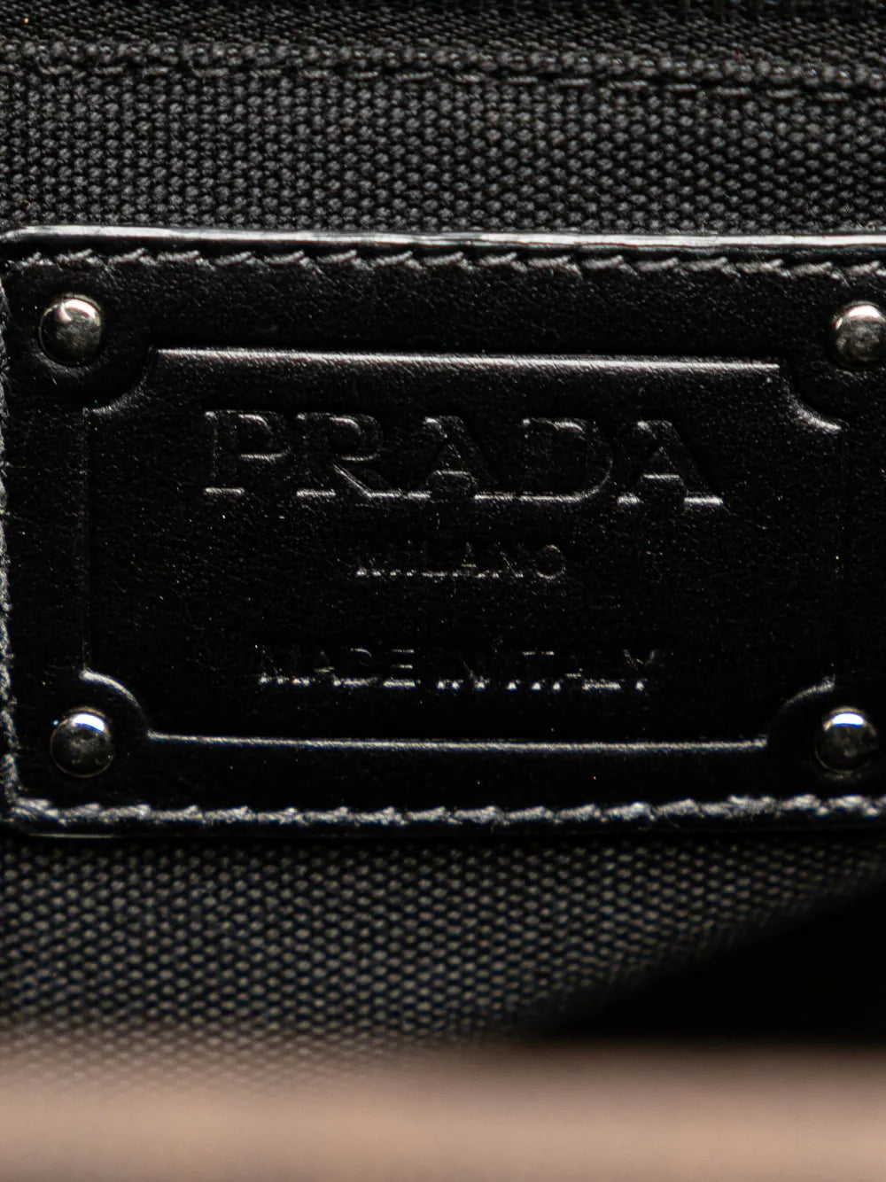 Pre-OwnedPrada Pre-Owned2010-2025 Canvas Wood Handle Canapa Logo satchel