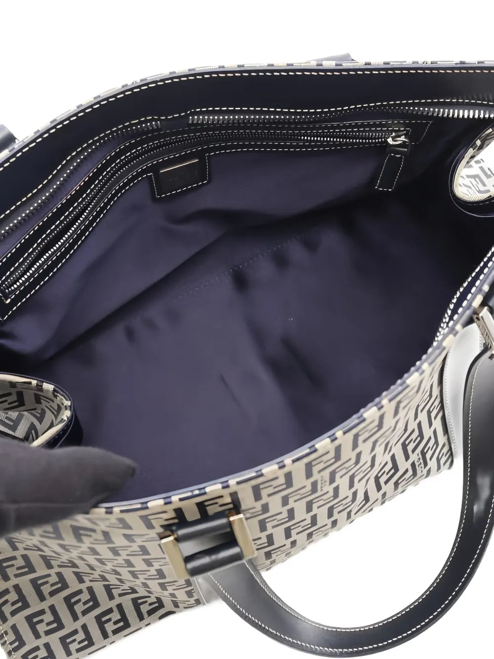Pre-OwnedFendi Pre-Owned2010s Zucchino patterned handbag
