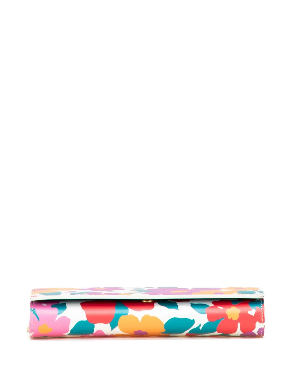 Pre-OwnedSaint Laurent Pre-Owned2021 Floral Printed Leather Wallet On Chain crossbody bag