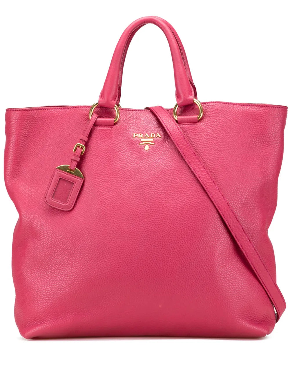 Pre-OwnedPrada Pre-Owned2013-2025 Vitello Daino Open Convertible Tote satchel