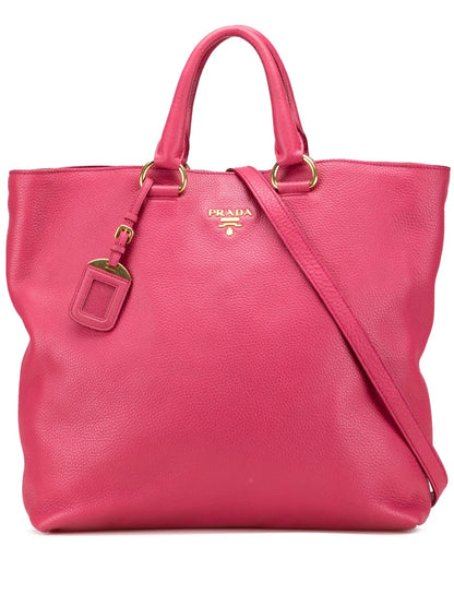 Pre-OwnedPrada Pre-Owned2013-2025 Vitello Daino Open Convertible Tote satchel