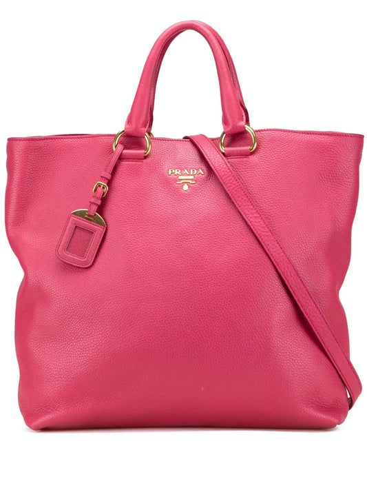 Pre-OwnedPrada Pre-Owned2013-2025 Vitello Daino Open Convertible Tote satchel