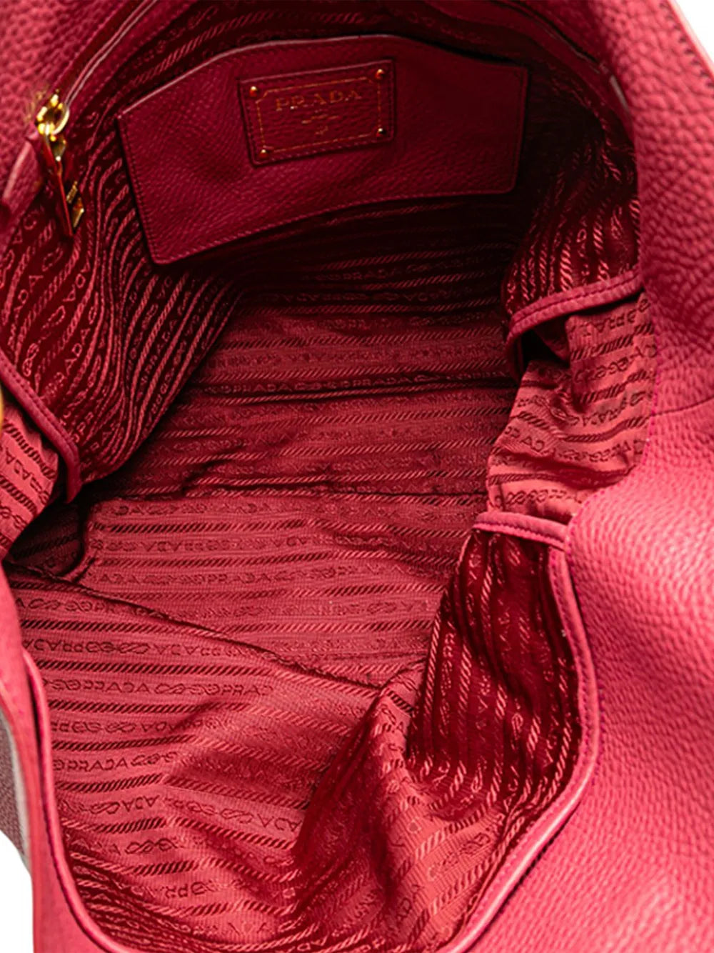 Pre-OwnedPrada Pre-Owned2013-2025 Vitello Daino Open Convertible Tote satchel