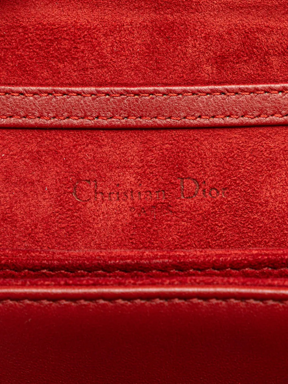 Pre-OwnedChristian Dior Pre-Owned2017 Studded Lambskin Vertical Diorama crossbody bag