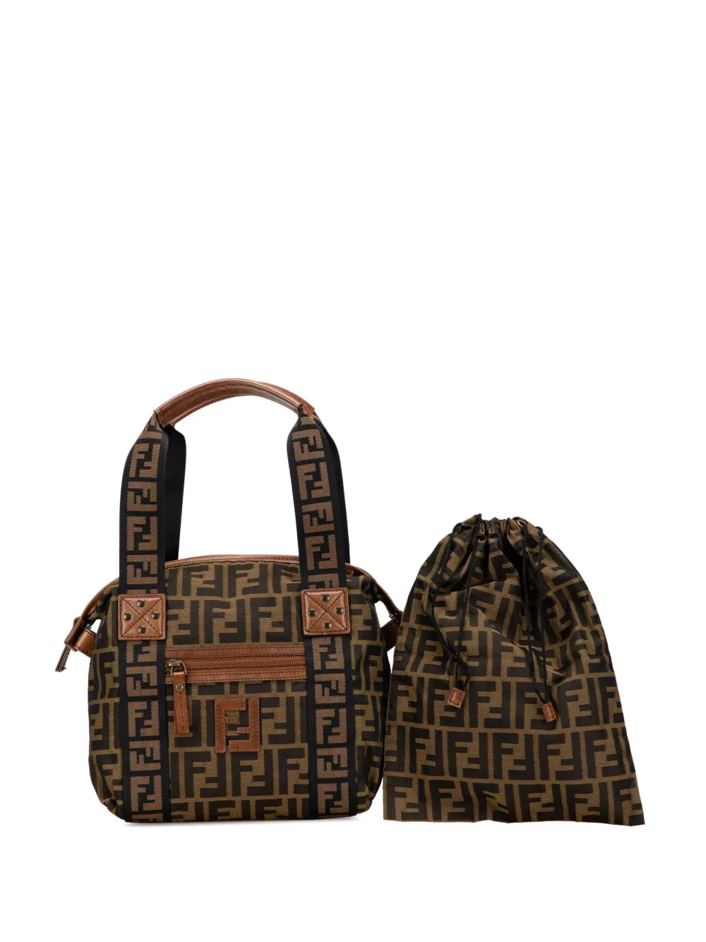 Pre-OwnedFendi Pre-Owned2000-2010 Zucca Canvas FF handbag floriamart.shop