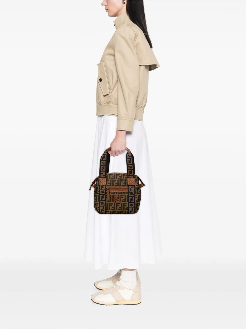 Pre-OwnedFendi Pre-Owned2000-2010 Zucca Canvas FF handbag floriamart.shop