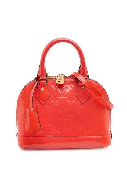 Pre-OwnedLouis Vuitton Pre-Owned2015 Monogram Vernis Alma BB satchel