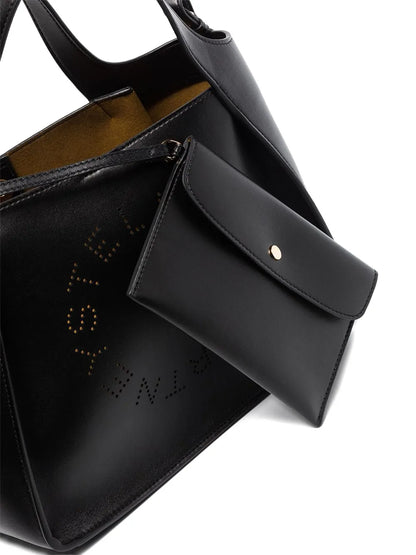 Stella McCartneyperforated-detail leather shoulder bag