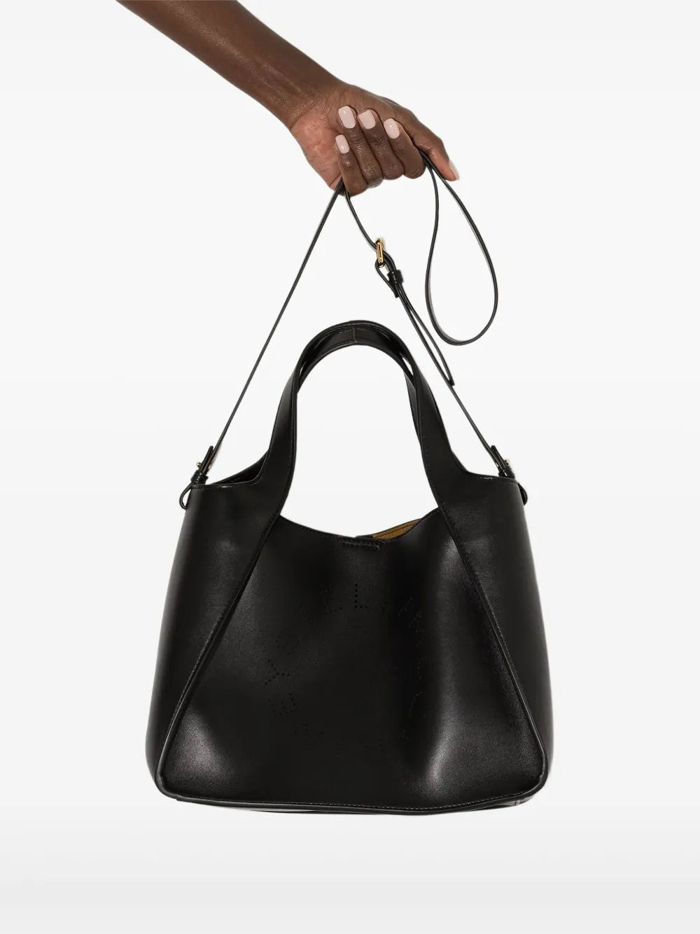 Stella McCartneyperforated-detail leather shoulder bag