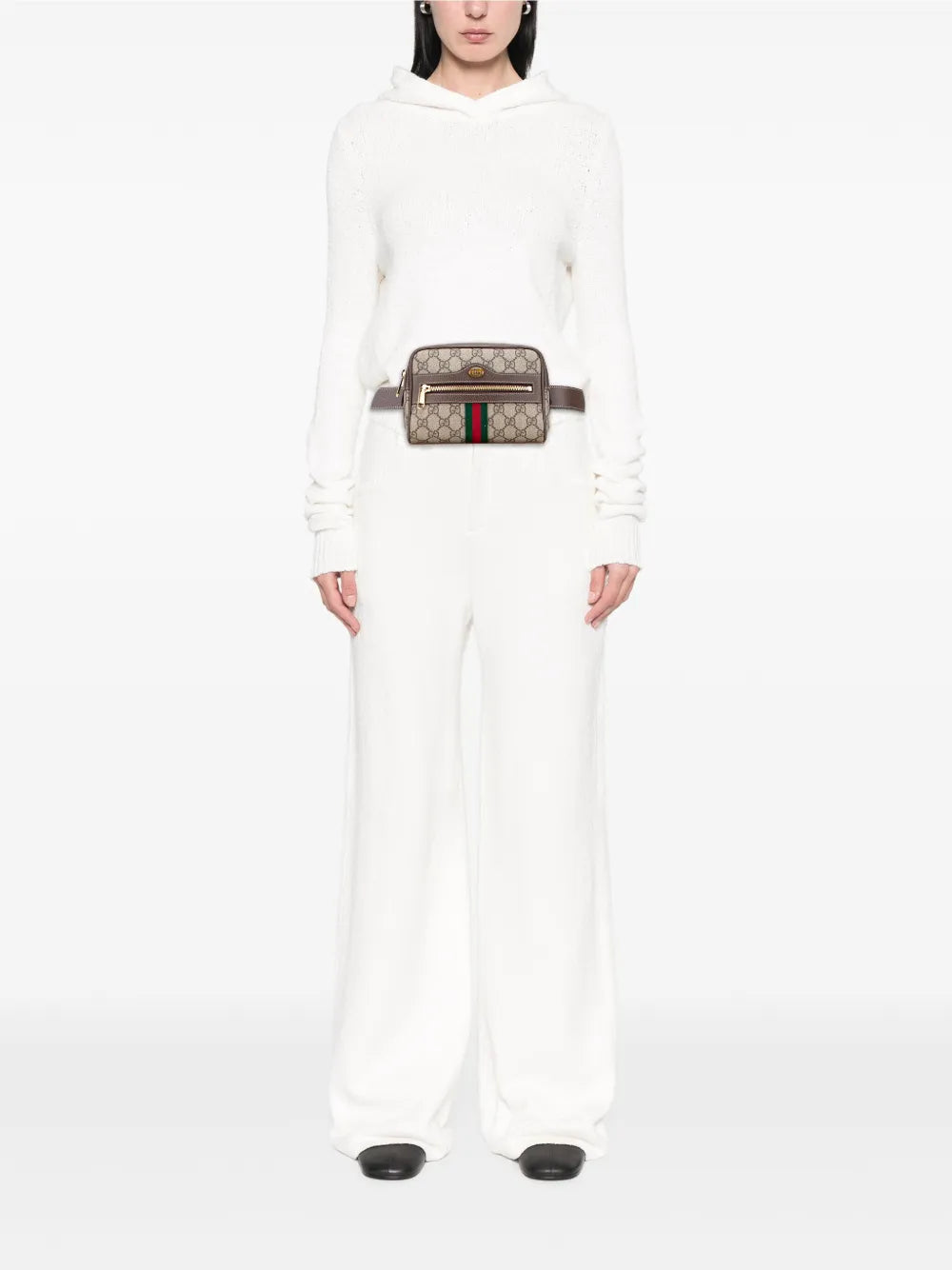 Pre-OwnedGucci Pre-Owned2016-2025 Small GG Supreme Ophidia belt bag