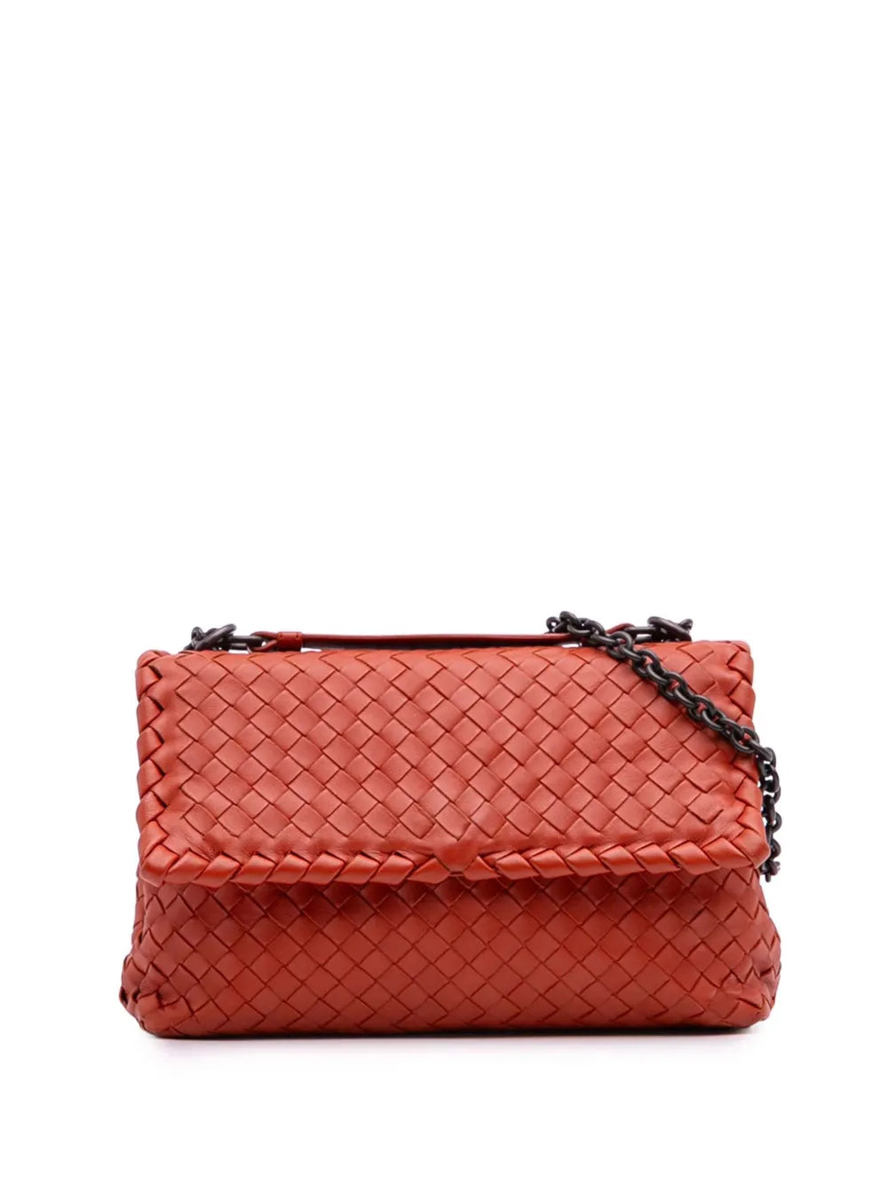 Pre-OwnedBottega Veneta Pre-Owned2012-2025 Small Nappa Intrecciato Olimpia shoulder bag