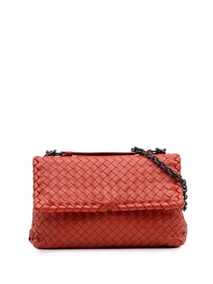 Pre-OwnedBottega Veneta Pre-Owned2012-2025 Small Nappa Intrecciato Olimpia shoulder bag
