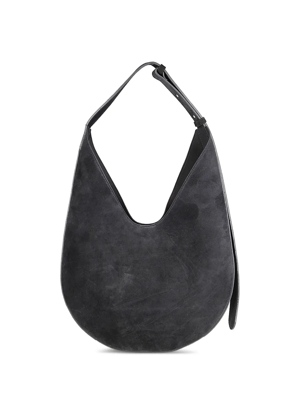 Aesther Ekmeadjustable-strap suede shoulder bag