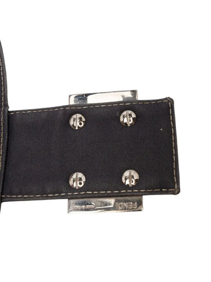 Pre-OwnedFendi Pre-Owned20th Century Canvas FF Marble Double Flap shoulder bag