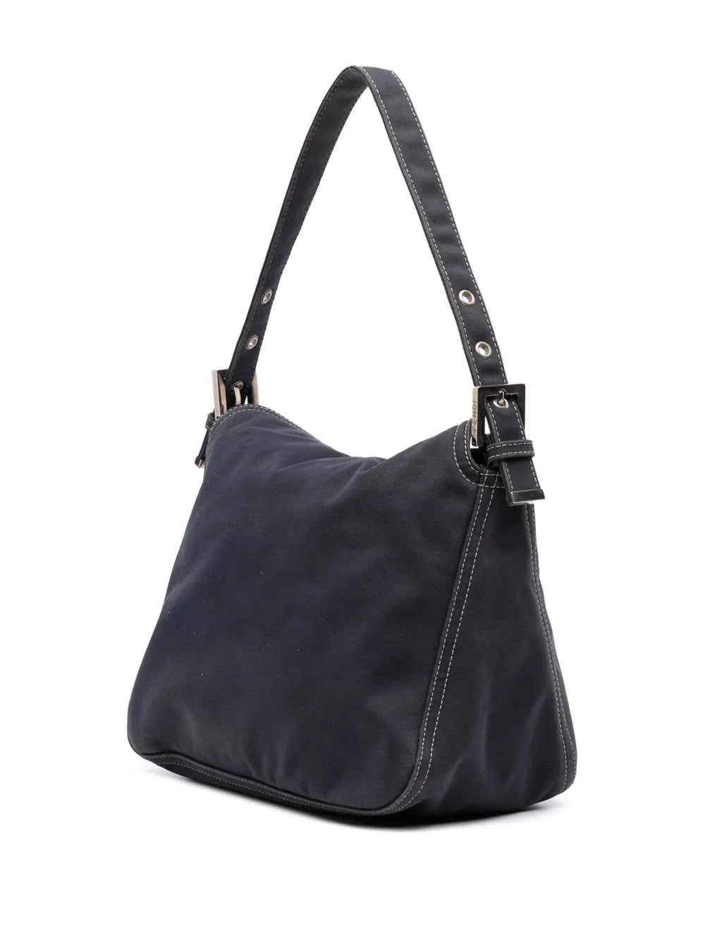Pre-OwnedFendi Pre-Owned20th Century Canvas FF Marble Double Flap shoulder bag