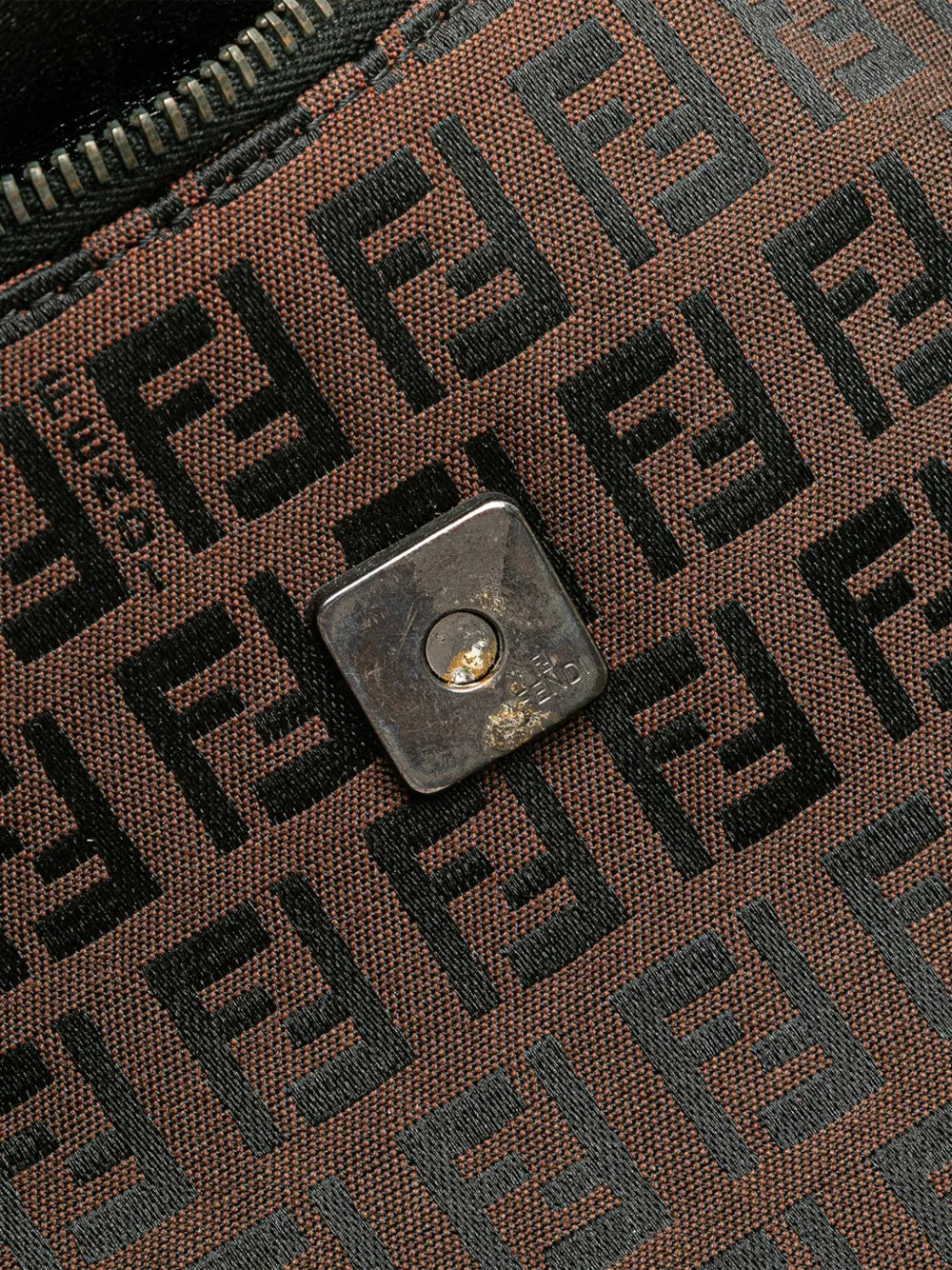 Pre-OwnedFendi Pre-Owned2000-2010 Zucchino Canvas shoulder bag