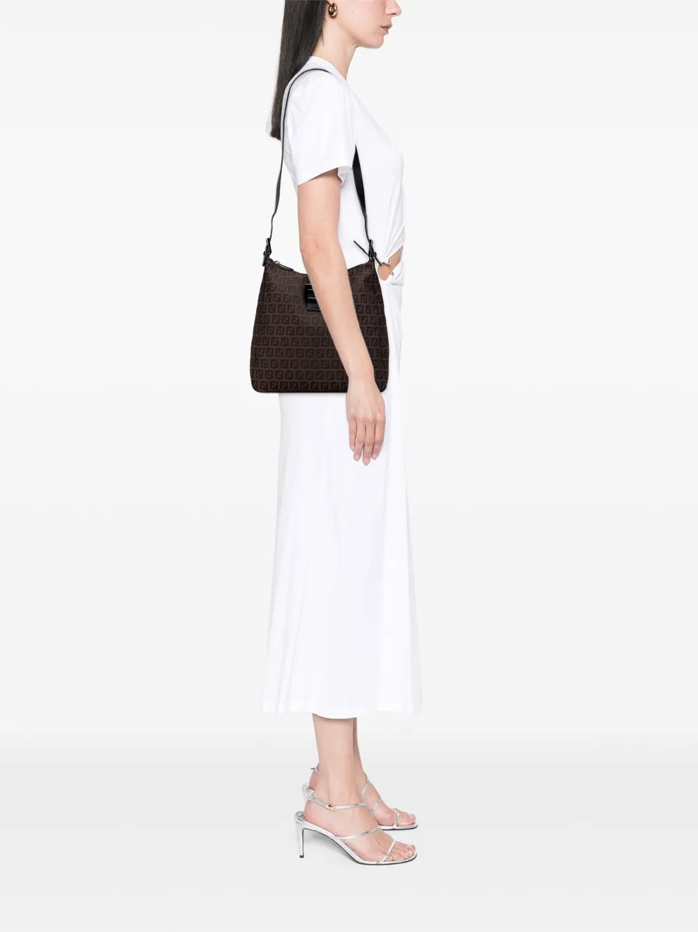 Pre-OwnedFendi Pre-Owned2000-2010 Zucchino Canvas shoulder bag