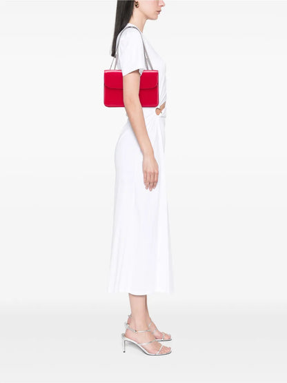 Pre-OwnedGucci Pre-Owned2000-2015 Medium Patent Dollar Interlocking G crossbody bag