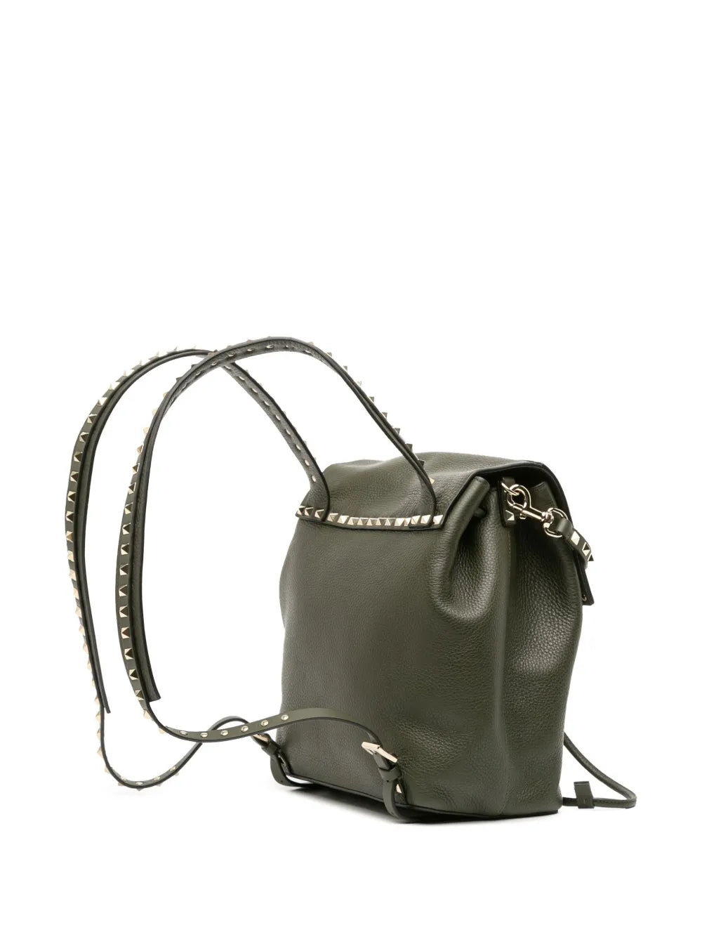 Pre-OwnedValentino Garavani Pre-Owned2018-2025 Grained Calfskin Rockstud Flap backpack